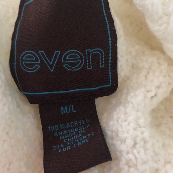 Even Knit Dolman Sleeve Poncho Pullover Size M/L - Picture 3 of 4